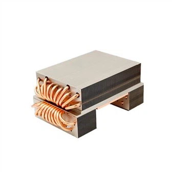 Aluminiumfena värmerör kylfläns för medicinsk utrustning