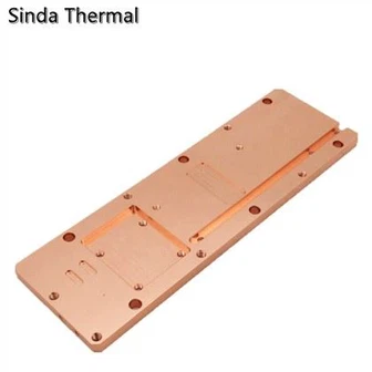 Kopparplatta kylfläns