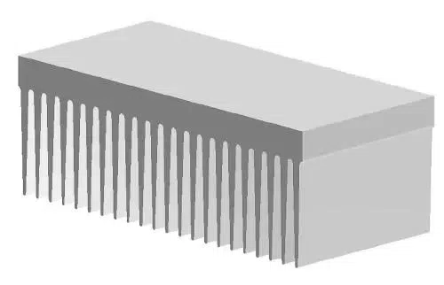 IGBT high power extrusion heastink