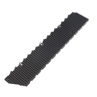 Svart anodiserad aluminium extruderad kylare