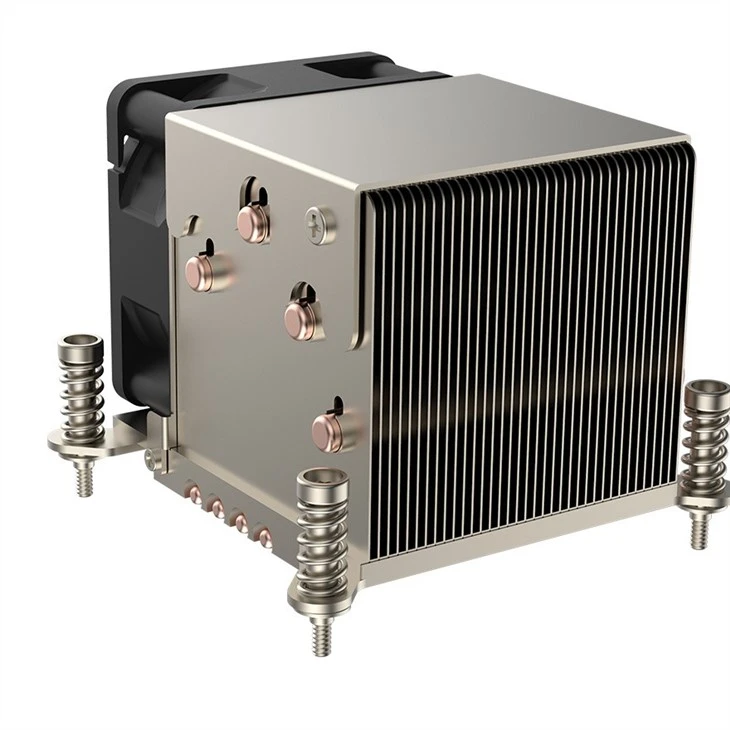 Aluminum Fin Heat Pipe CPU Radiator