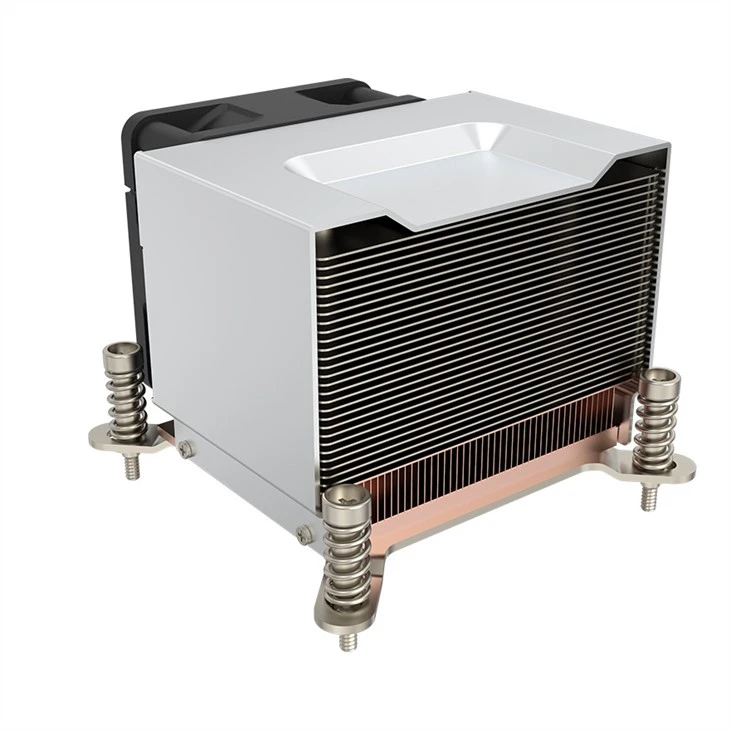 Aluminium fen värmerör CPU kylare