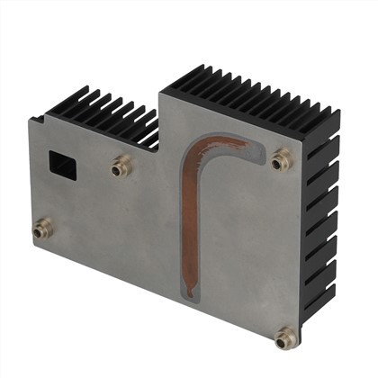 Aluminium Extrusion Heat Pipe Vrm kylfläns