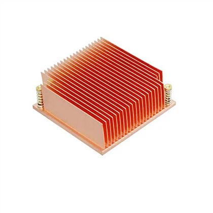 Koppar Skiving Fin CPU kylflänsar